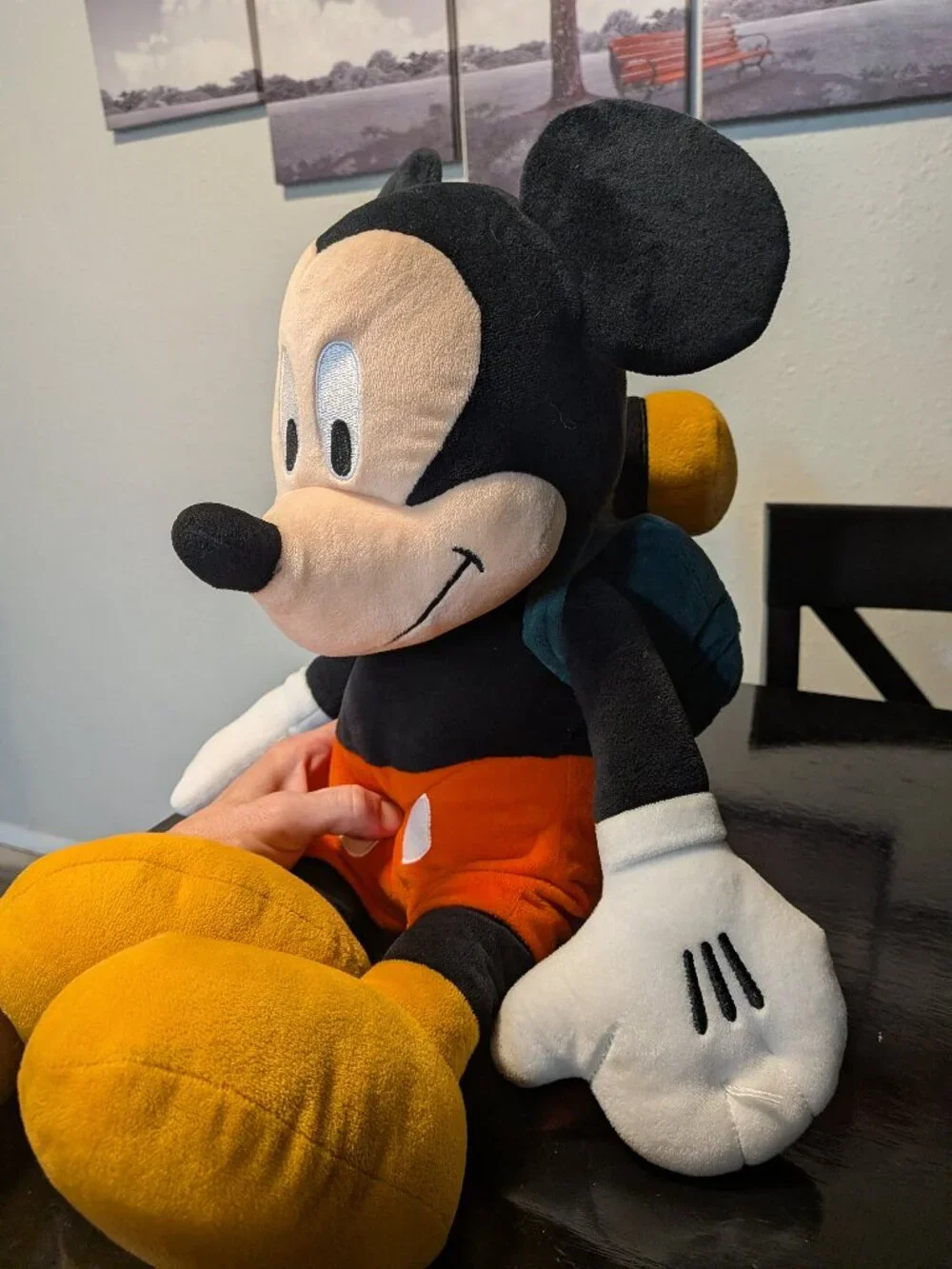 Disney The Big One Mickey Mouse 20” Adventure Awaits Backpack Plush